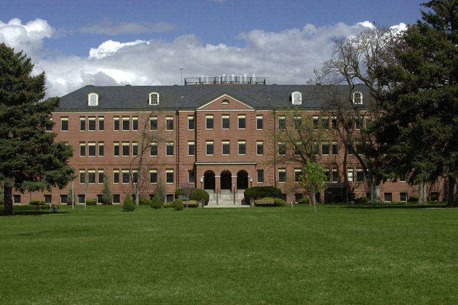 The historic red-brick main building of the Boise VA Medical Center at 500 West Fort Street, Boise, Idaho — primary VA healthcare facility for veterans across the Treasure Valley