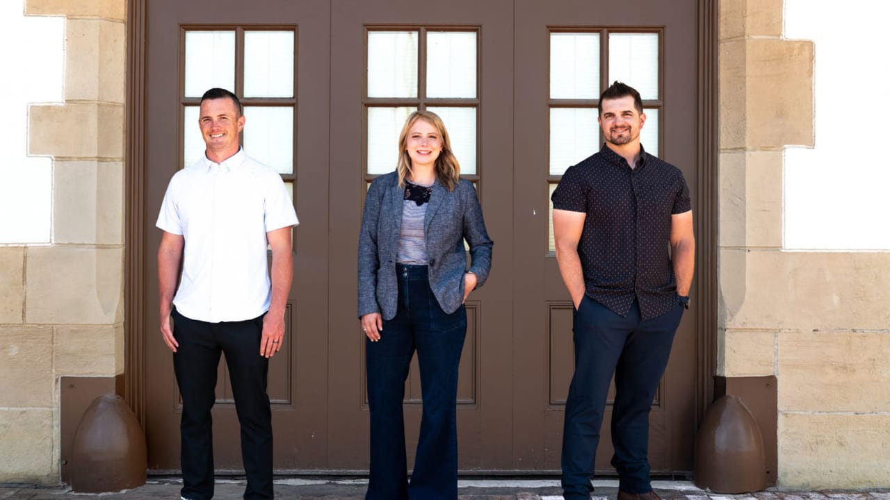 The Good News Realty Group team — Josh, Rachael, and John