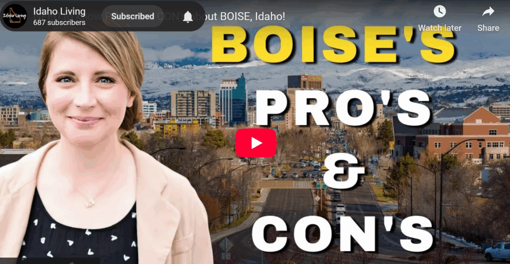 NEED to know PRO's and CON's about BOISE, Idaho!