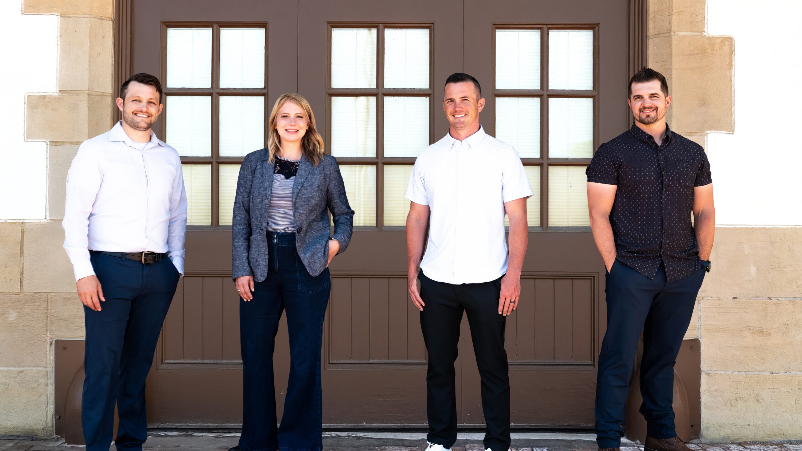 good-news-realty-group-team.webp Good News Realty Group team photo featuring Cameron Latulippe, Rachael Gerber, Meghan Melin, Joshua Connell, and Johnathan Melin